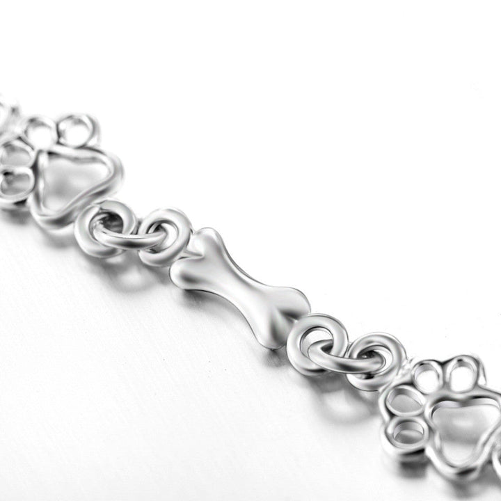 Liora™ | Paw &amp; Bone Charm Bracelet
