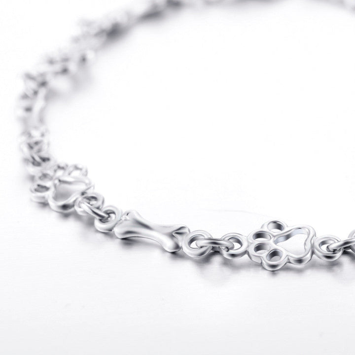 Liora™ | Paw &amp; Bone Charm Bracelet