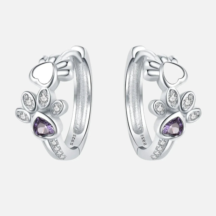 Emery™ | Paw Heart Huggie Earrings